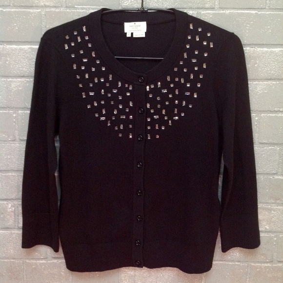 kate spade Sweaters - * SALE *Kate Spade Black Cashmere Cardigan Sweater